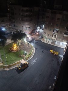 112156 أعمال تطوير ميدان الجداوي في العمرانية