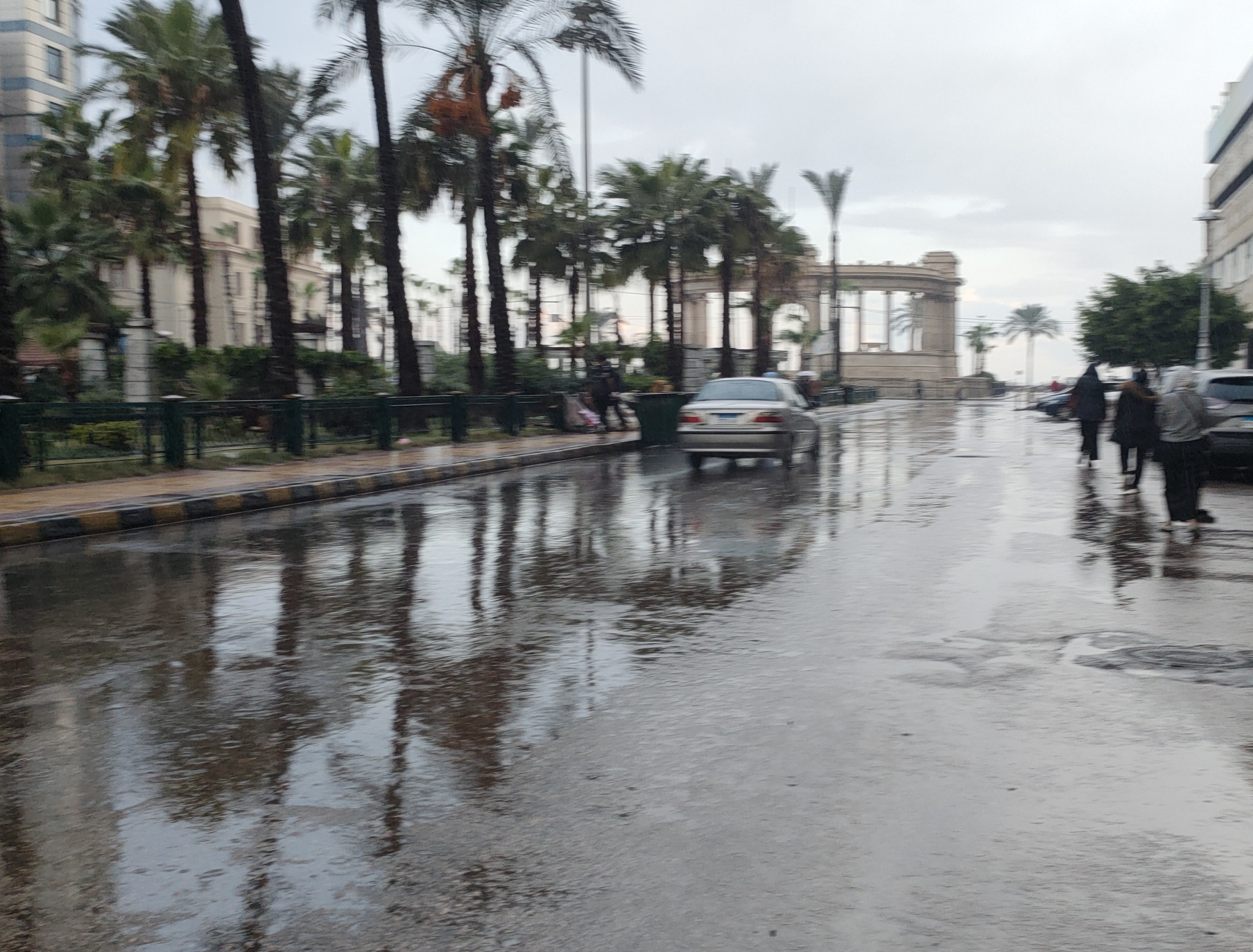 885429 امطار علي الإسكندرية. اليوم